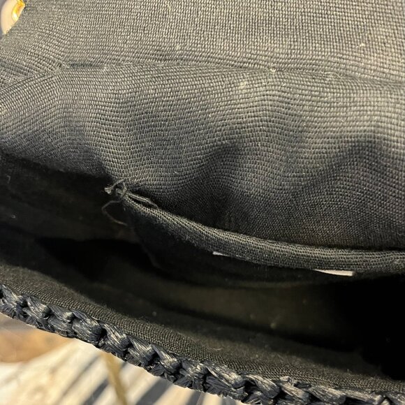 Marcus Brothers of miami black woven chain handbag - Picture 9 of 11